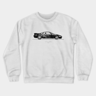 Acura NSX 1990 Watercolor Illustration - pb Crewneck Sweatshirt